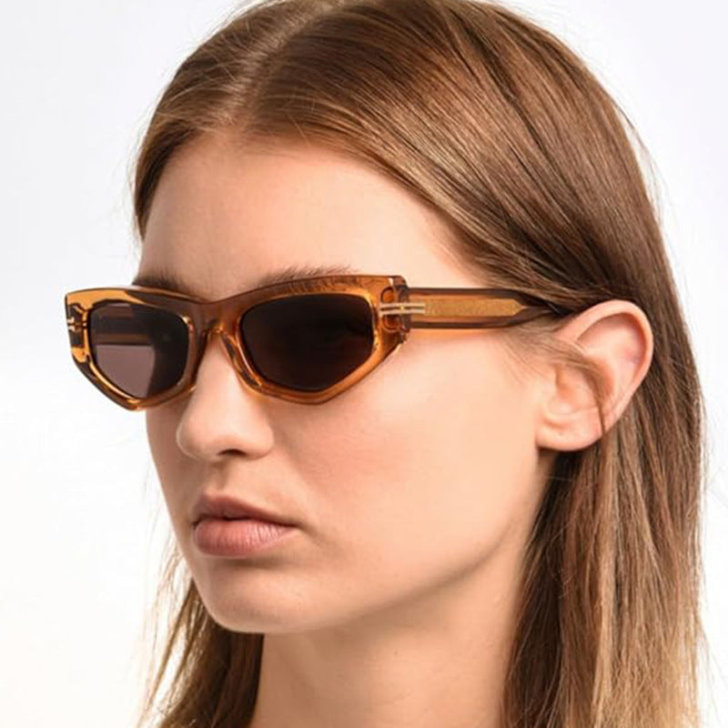 Damen trendige Cat-Eye Sonnenbrille Karnz