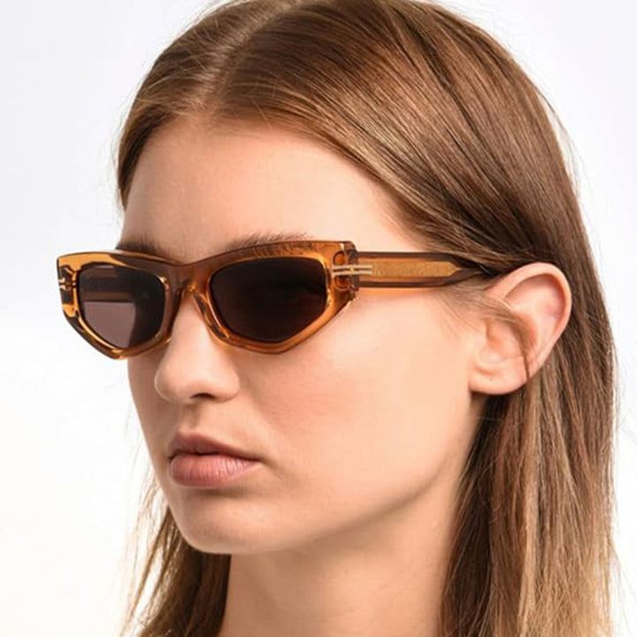 Damen trendige Cat-Eye Sonnenbrille Karnz