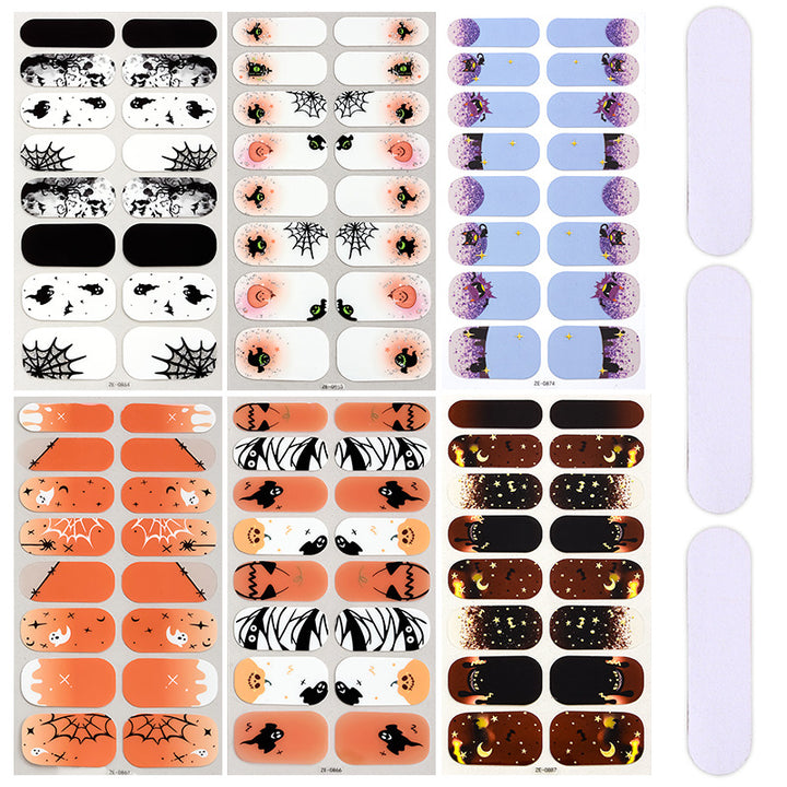 Thematische Halloween Nagelaufkleber