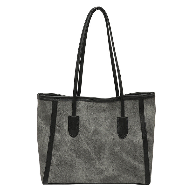Klassische strukturelle Canvas-Tote-Tasche