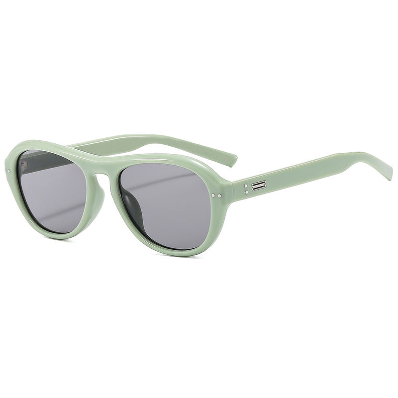 Damen modische Brille mit modischem gestreckt Rahmen und hochwertigem Kunststoff Karnz