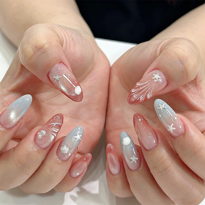 Luxus Nagelkunst-Set mit galaktischen Motiven Karnz
