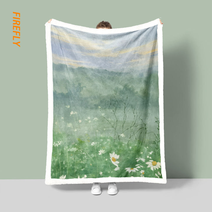 Künstlerische Landschaft-Werfen Decke