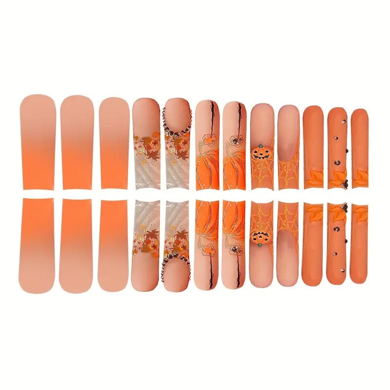 Saisonales Themen-Press-On-Nagelkunst-Set Karnz