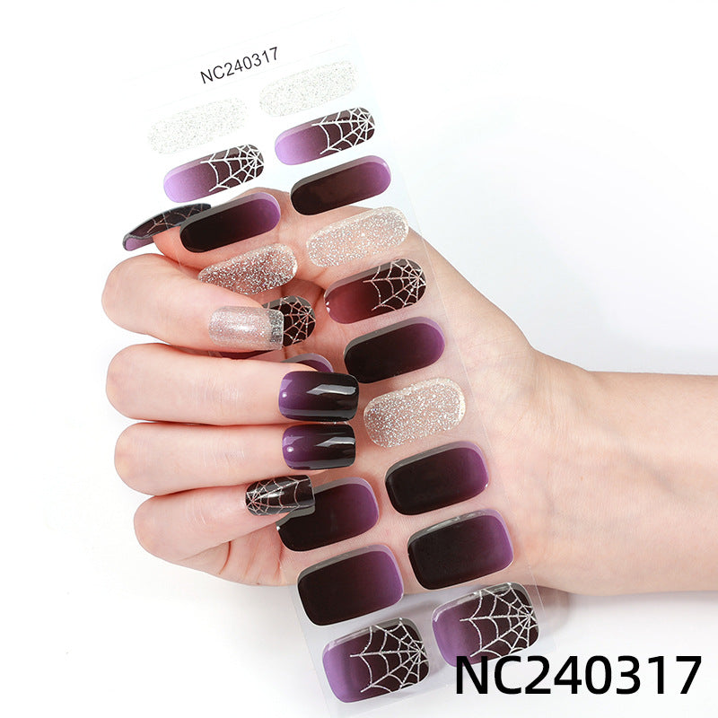 Gothic-inspirierte Press-On-Nagelüberzüge