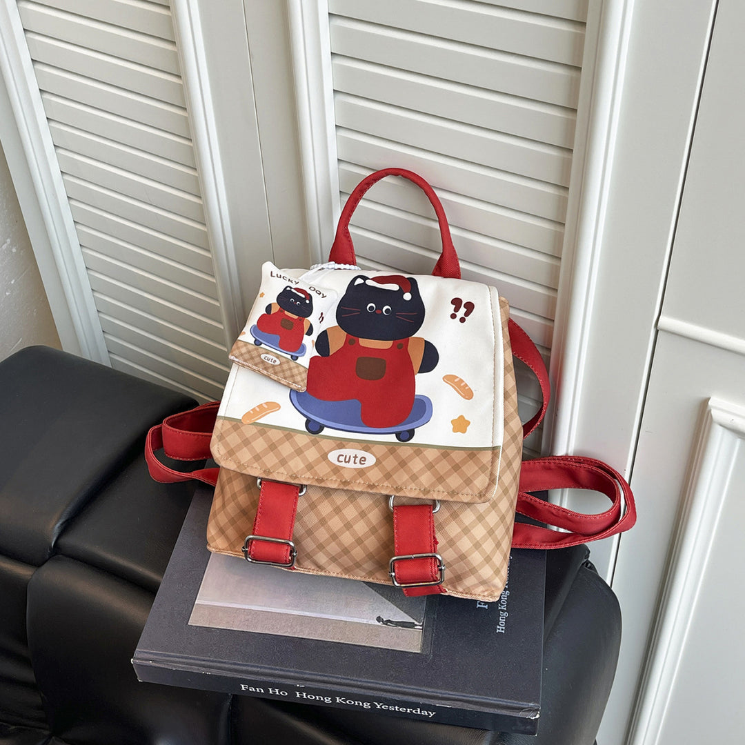 Illustrierter Canvas-Rucksack