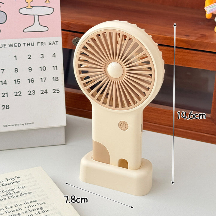 Damen Tragbarer Handventilator mit innovativer Windtechnologie und USB-Anschluss Karnz