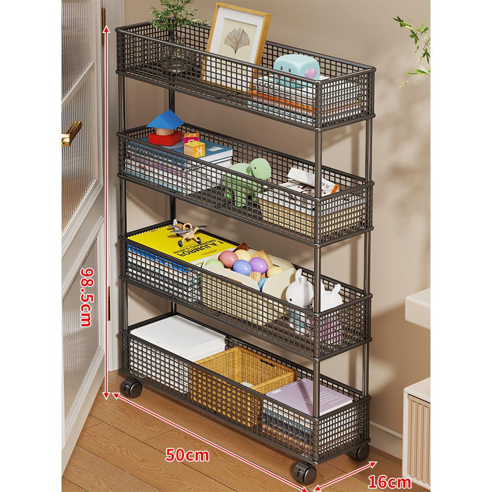 Slim Vertikaler Netzkorb Organizer Regalsystem für enge Räume