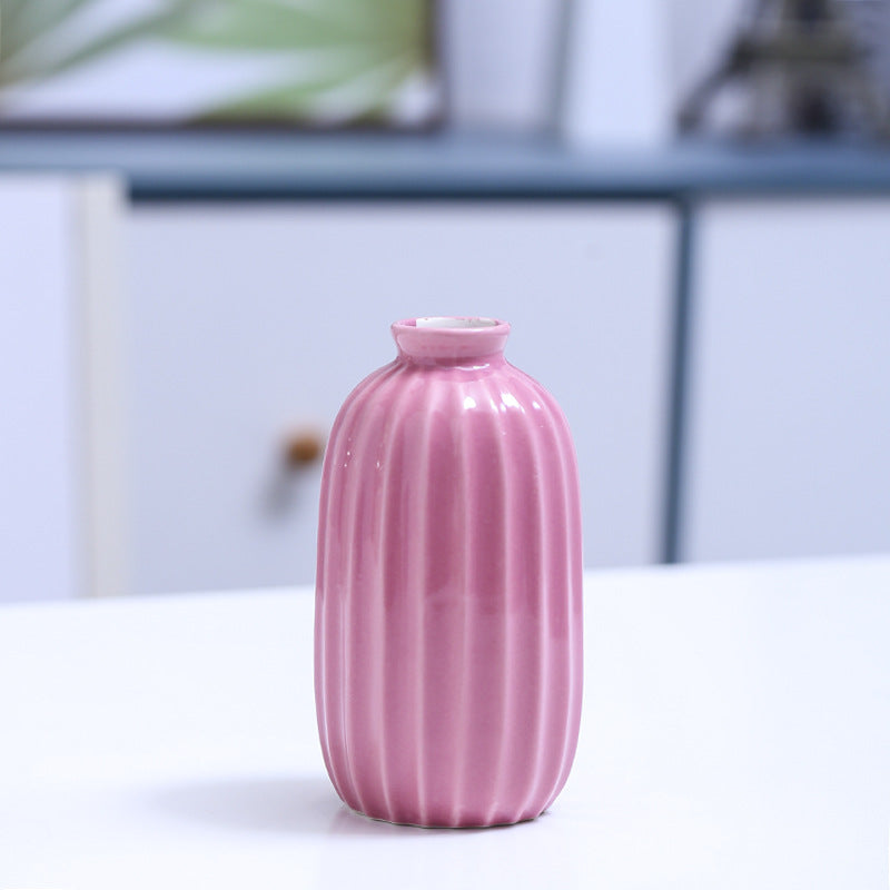 Rippte Keramische Bud Vase Karnz