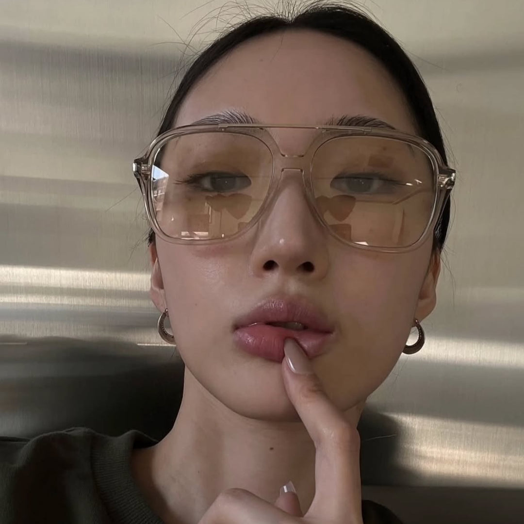 Damen quadratische Sonnenbrille mit schützendem UV-Filter und elegantem Rahmen Karnz