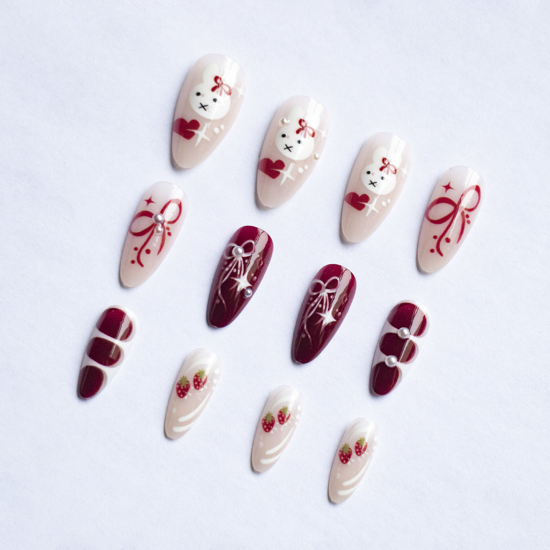 Künstlerisches Charakter Nagelkunst Set