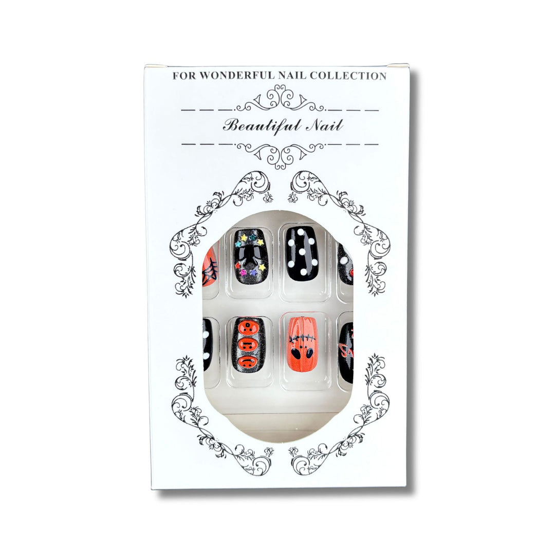 Halloween-Themen Press-On Nagelkunstset