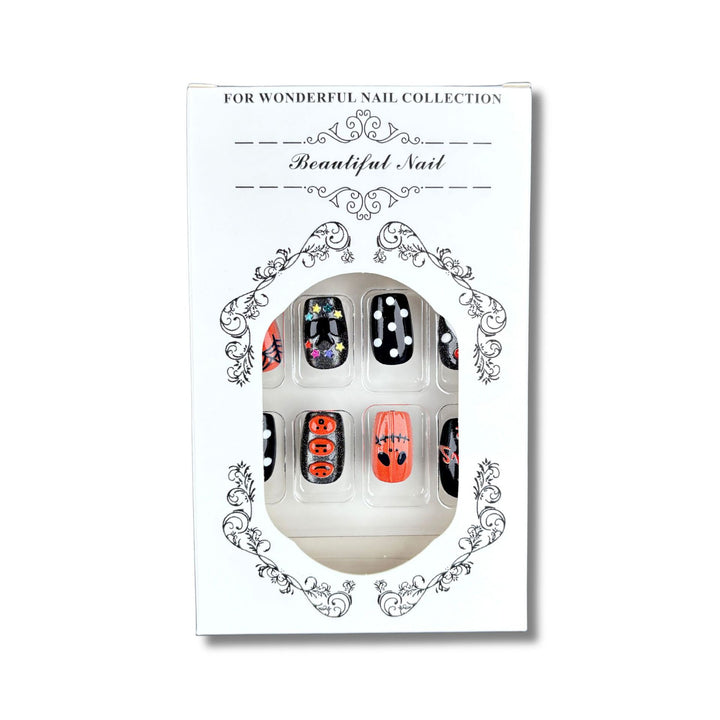 Halloween-Themen Press-On Nagelkunstset