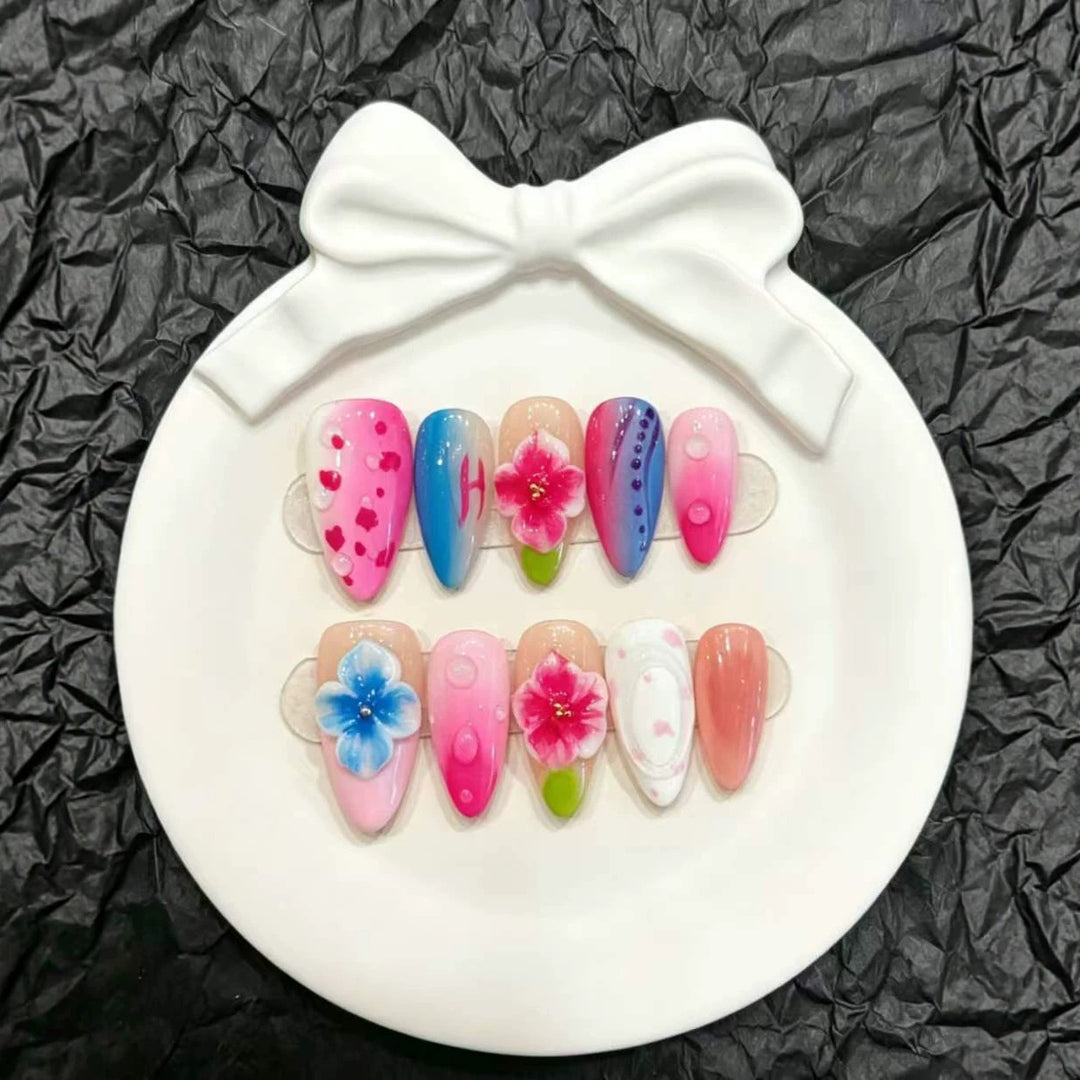 Floral Art Press-On Nagel Set  1791774459