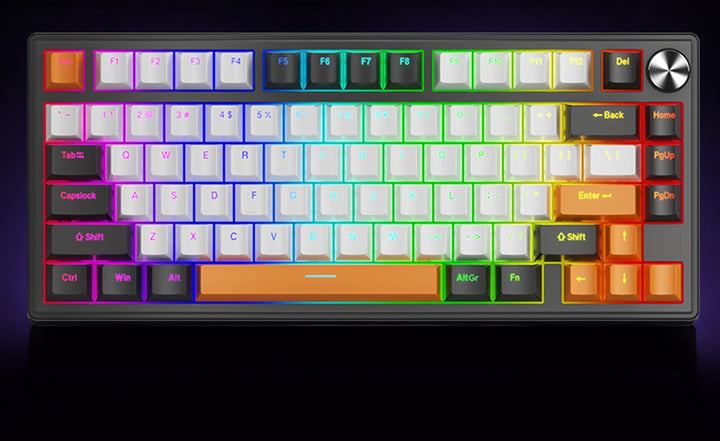 Dichtungs-montierte mechanische Gaming-Tastatur mit RGB-Beleuchtung Eigenschaften Karnz