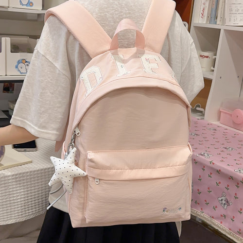 Stylische Freizeit-Rucksack mit Sternanhänger Karnz