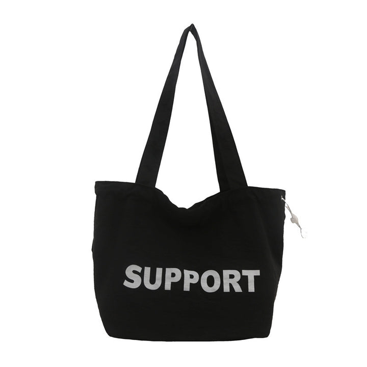 Lässige Baumwoll-Tote-Bag Karnz