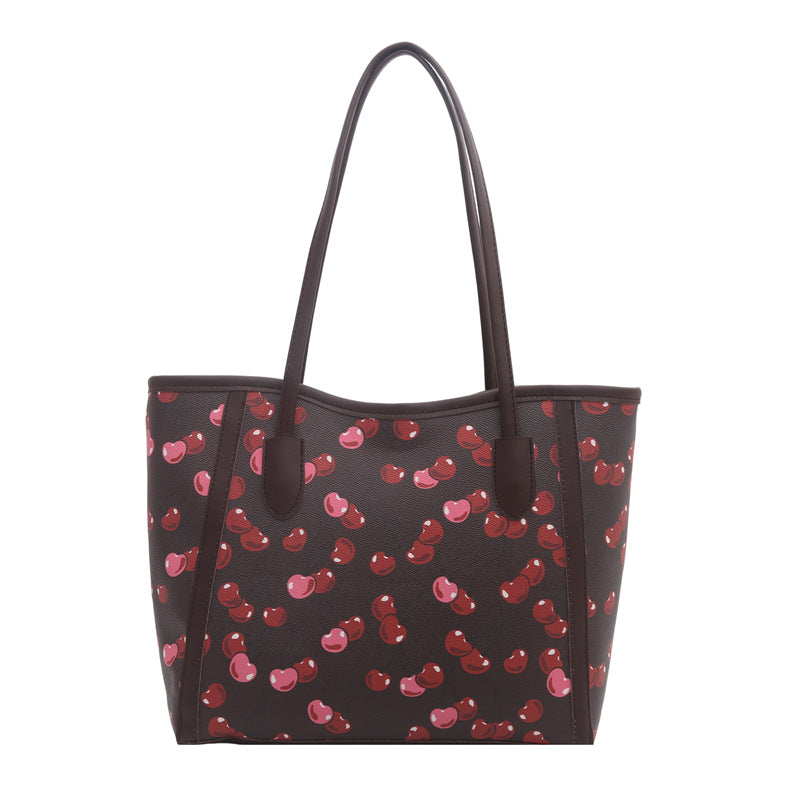 Kirsch-Print Tragetasche