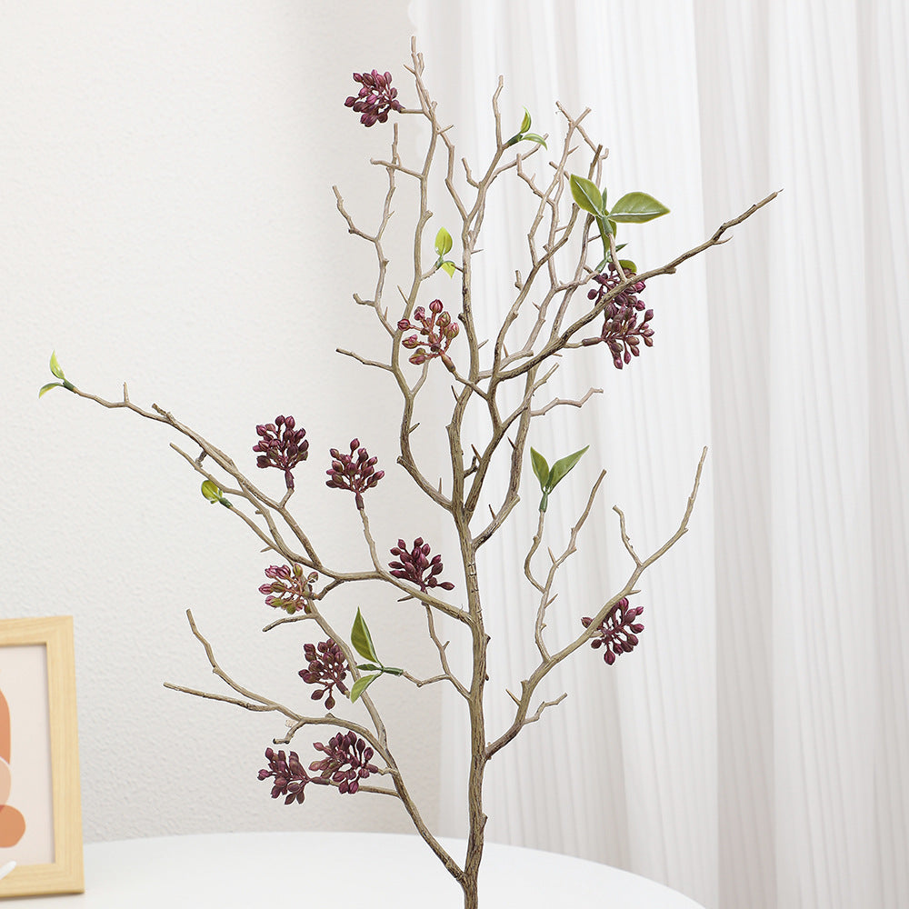 Dekorativer Kunstzweig mit detailverliebten Blüten Karnz
