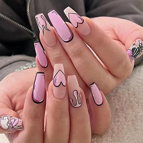 Künstlerische Acrylnagelerweiterungen
