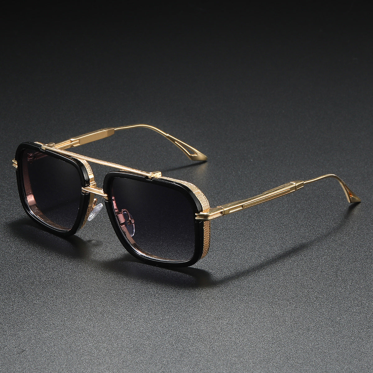 Damen Sonnenbrille mit luxuriösem Metallrahmen und stylischen Details Karnz