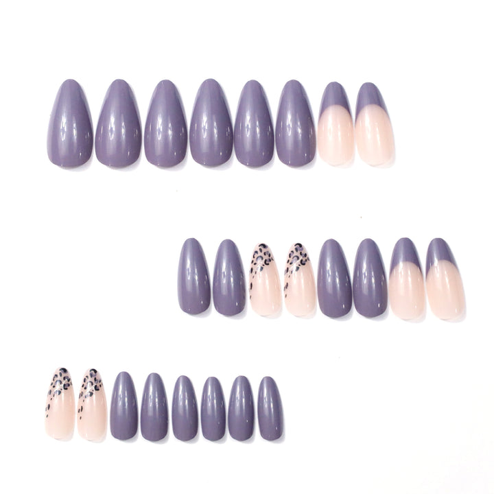 Elegante Ombré Stiletto Nagelkunst Extensions Karnz