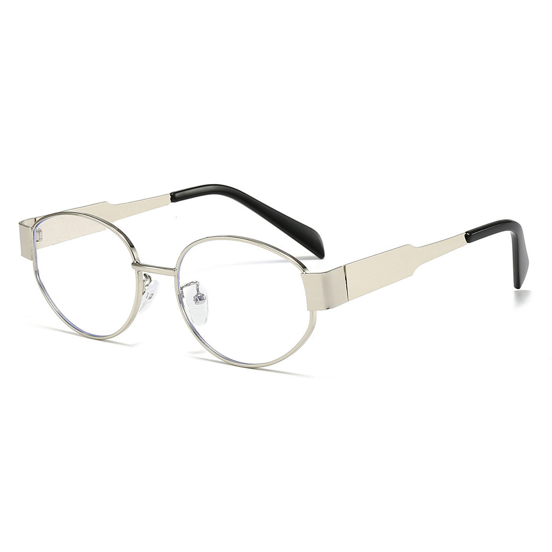 Modische Übergroße Sonnenbrille mit Metallrahmen Karnz