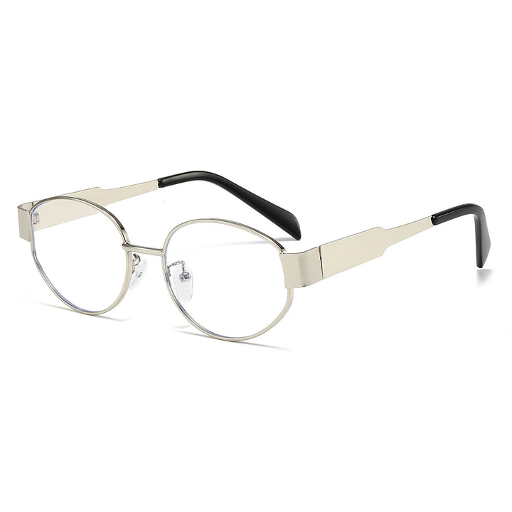 Modische Übergroße Sonnenbrille mit Metallrahmen Karnz