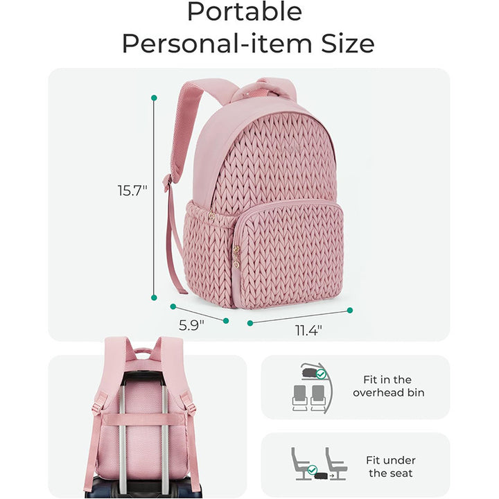 Modischer Rucksack mit Geflochtener Struktur Karnz