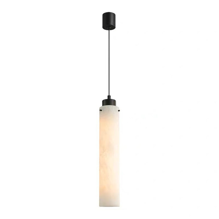 Moderne Marmor Zylinderring Pendelleuchte