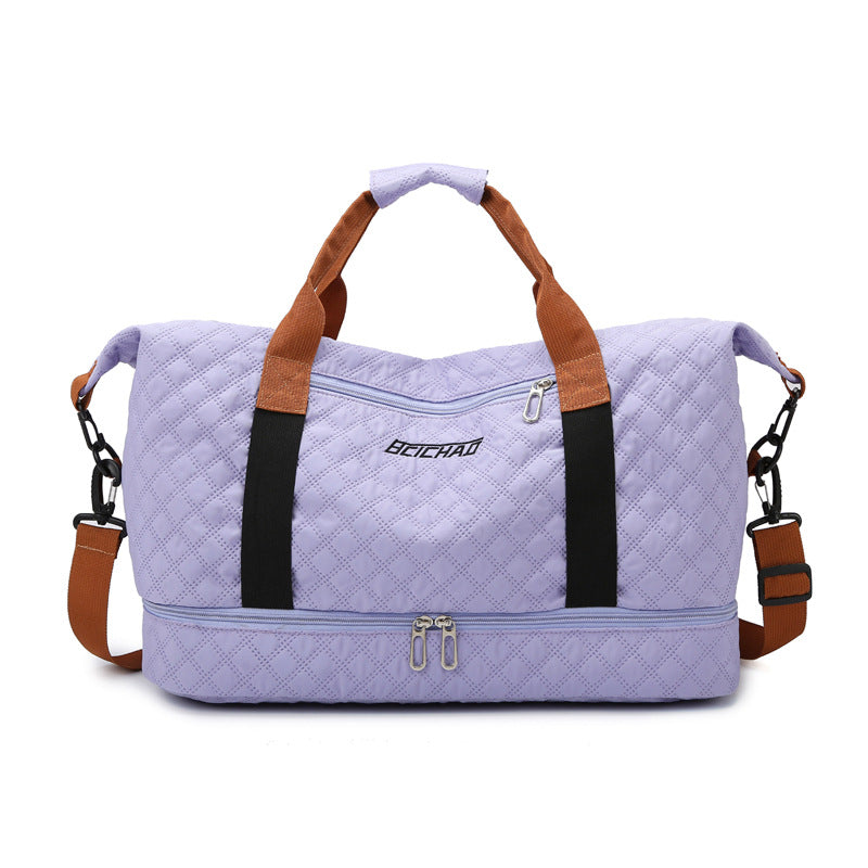 Stylische gesteppte Reisetasche
