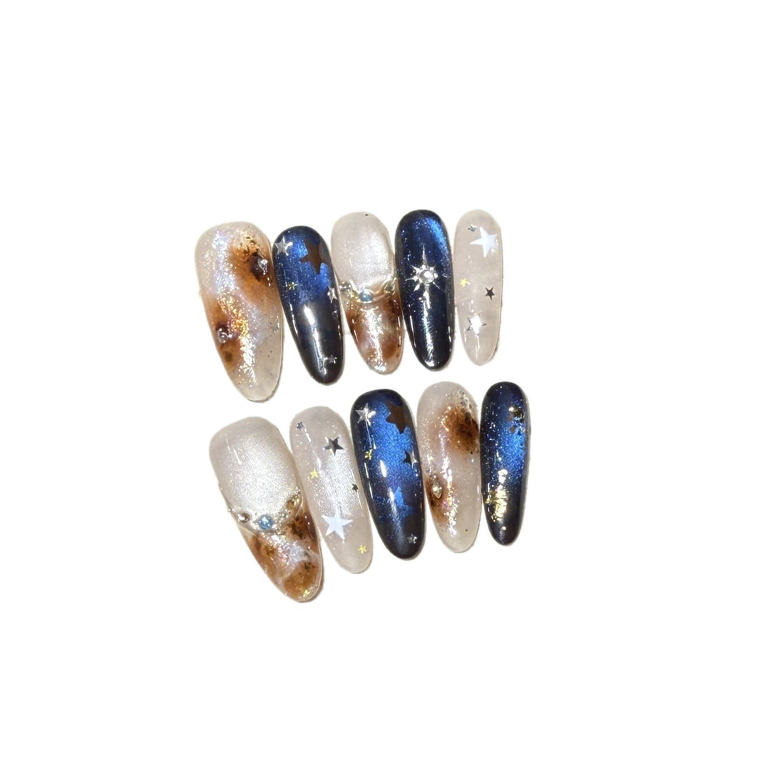Himmlisches Press-On Nagelkunst Set