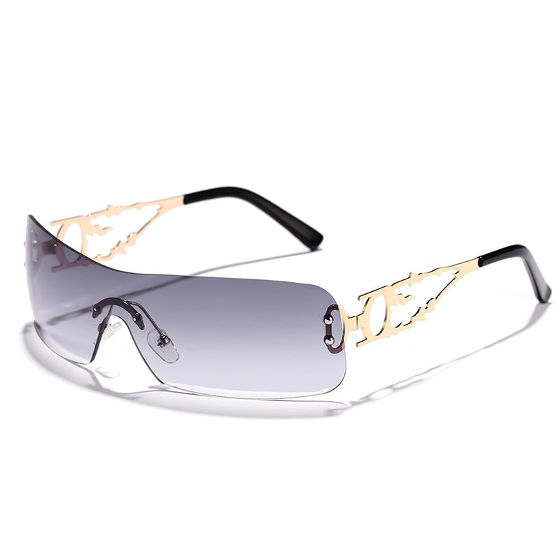 Damen modische Sportsonnenbrille mit innovativem Design und UV-Schutz Karnz