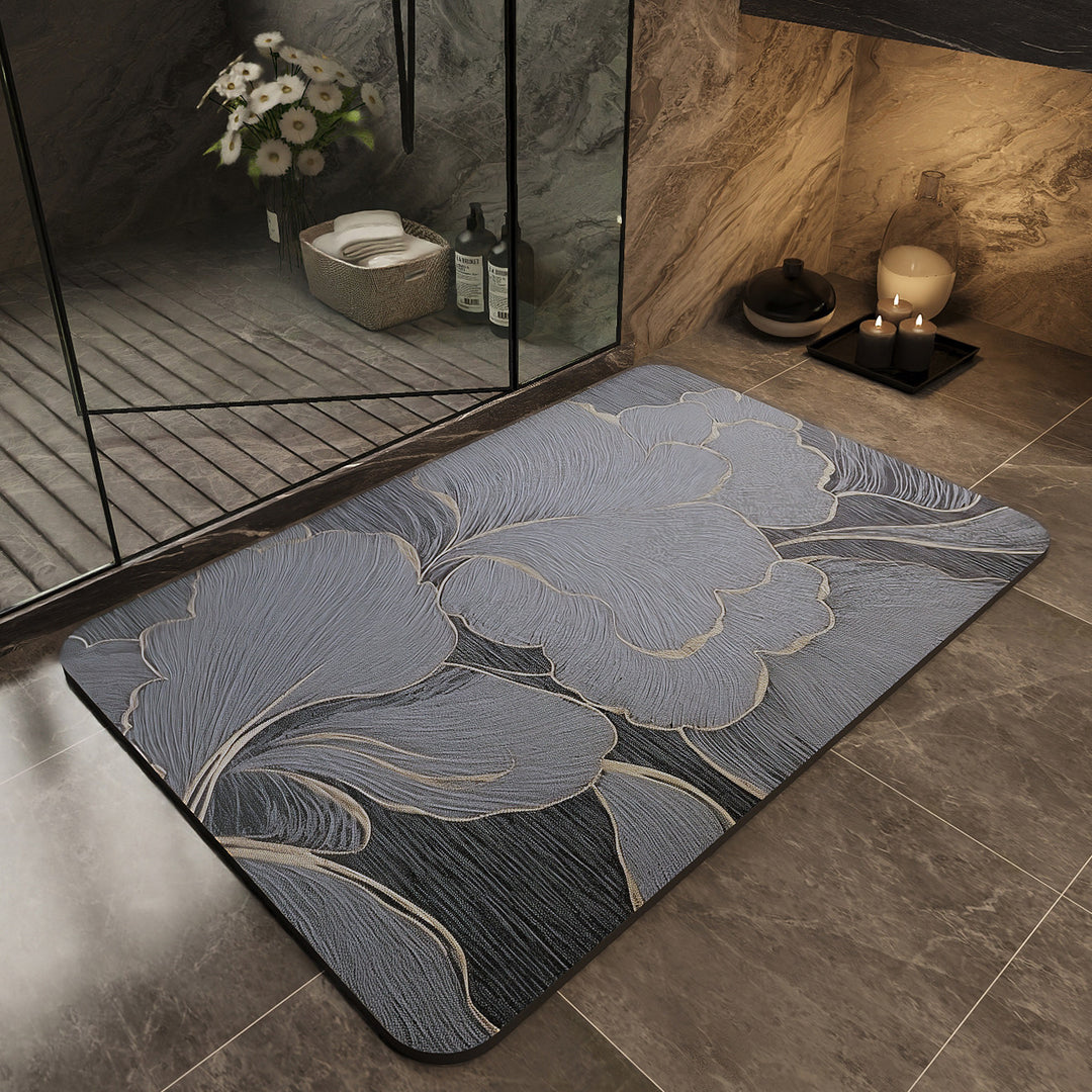 Stylische rutschfeste Badematte