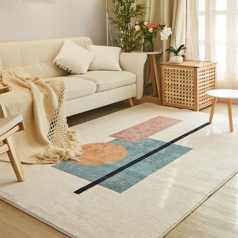 Abstraktes Design Boden Teppich Karnz
