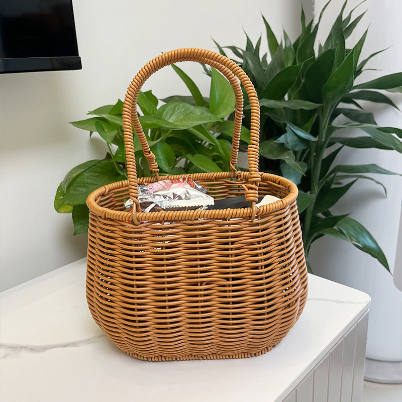 Gewebte Strohtasche Karnz