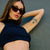 Damen modische Sonnenbrille mit innovativem, rechteckigem Rahmen Karnz