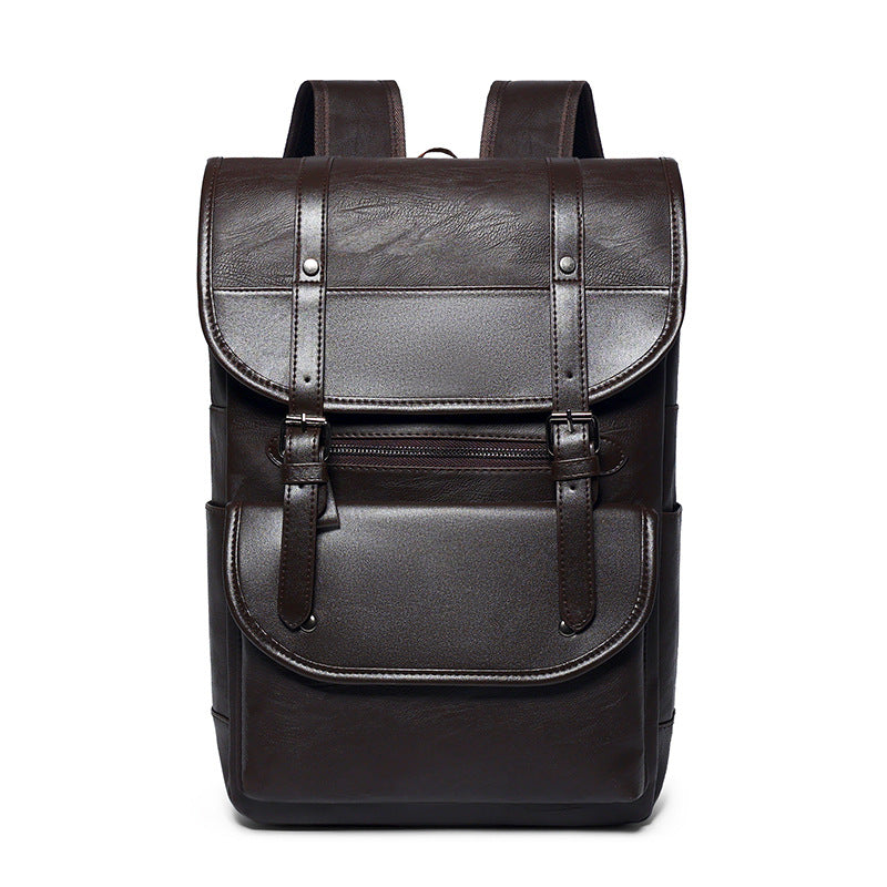 Premium Leder Laptop Rucksack Karnz