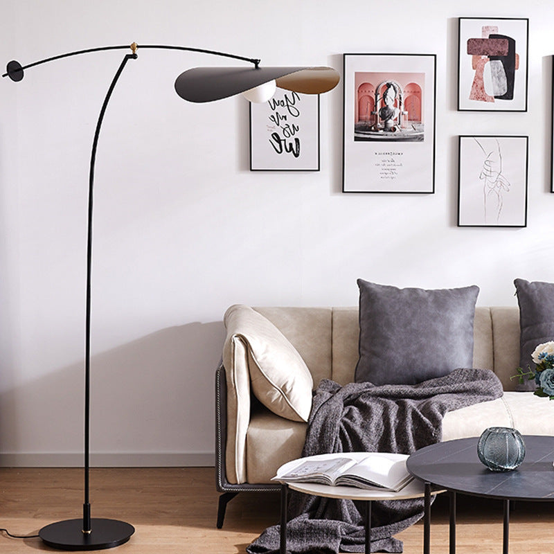 Moderne Bogen-Stehlampe mit verstellbarer Höhe