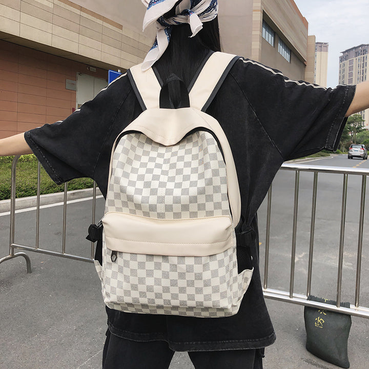 Modische Karomuster-Rucksack Karnz