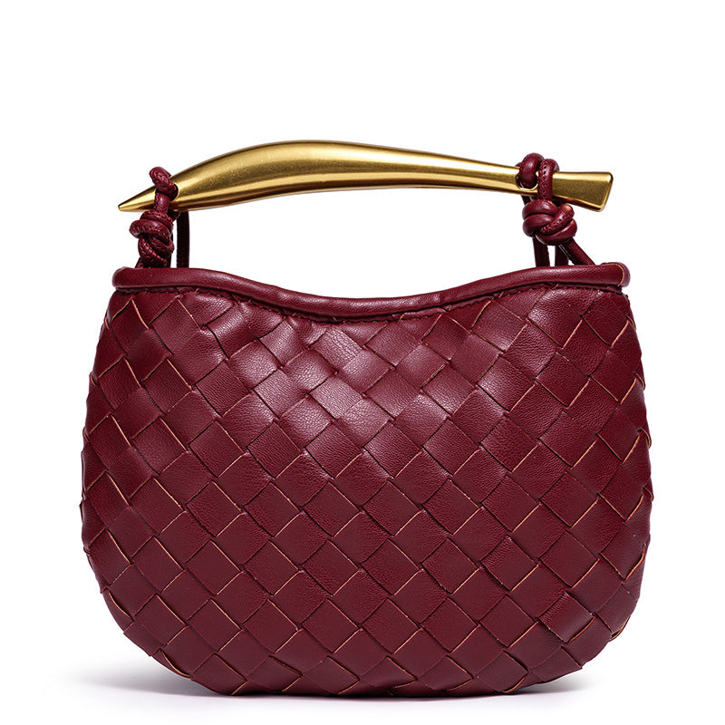 Stilvolle geflochtene Handtasche Karnz