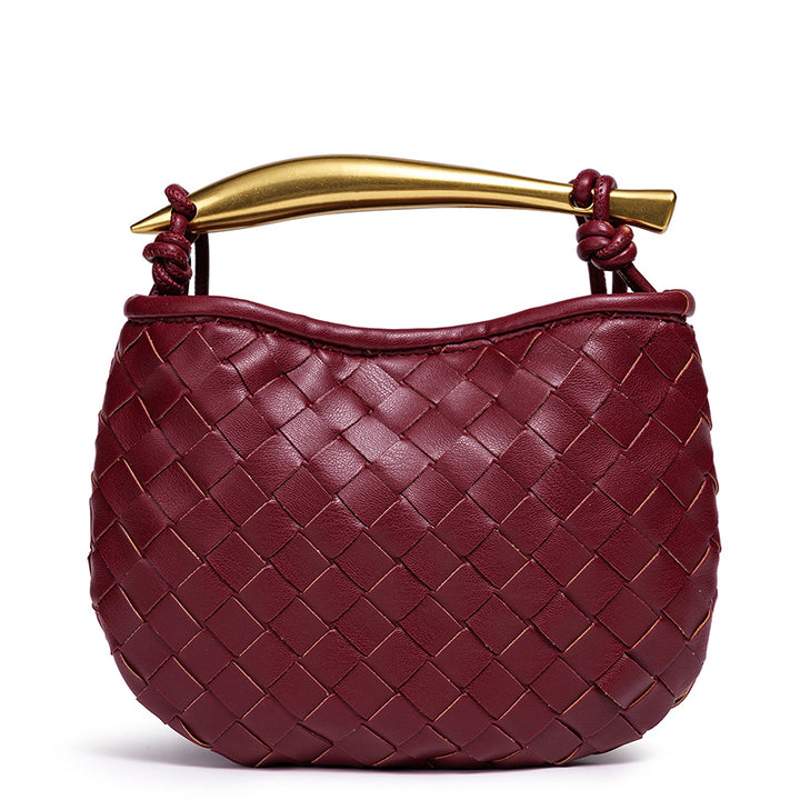 Stilvolle geflochtene Handtasche Karnz