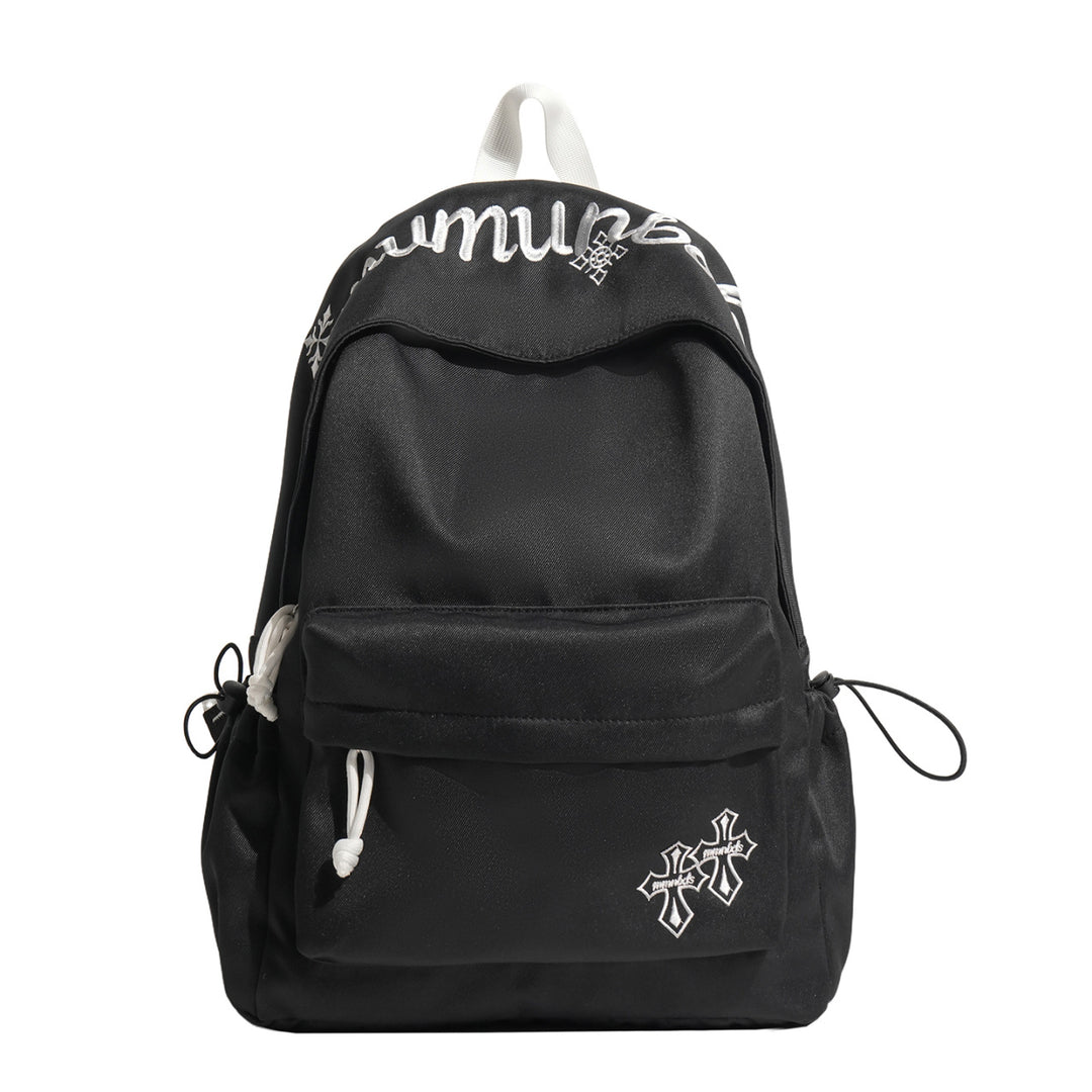 Lässiger bestickter Kordelzug-Rucksack Karnz