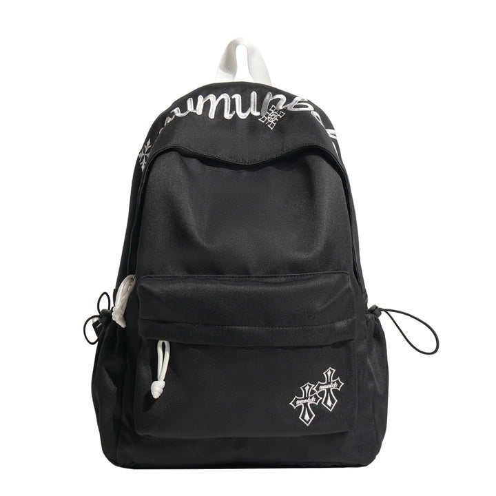 Lässiger bestickter Kordelzug-Rucksack Karnz