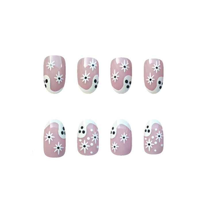Künstlerisches Press-On Nagelset
