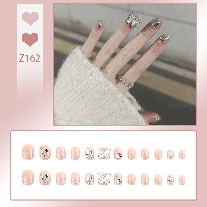 Kunstnagelset mit funkelnden Strass- und Glitzerelementen Karnz