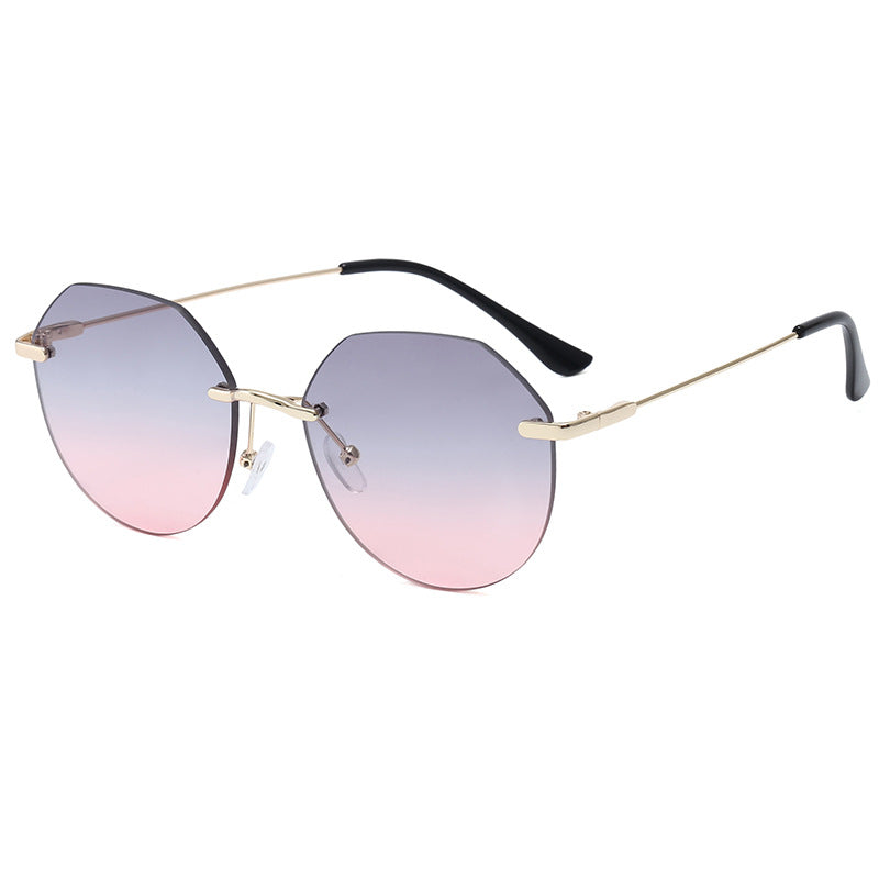 Damen Geometrische Sonnenbrille im modernen Design Karnz