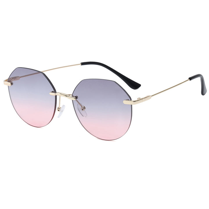 Damen Geometrische Sonnenbrille im modernen Design Karnz