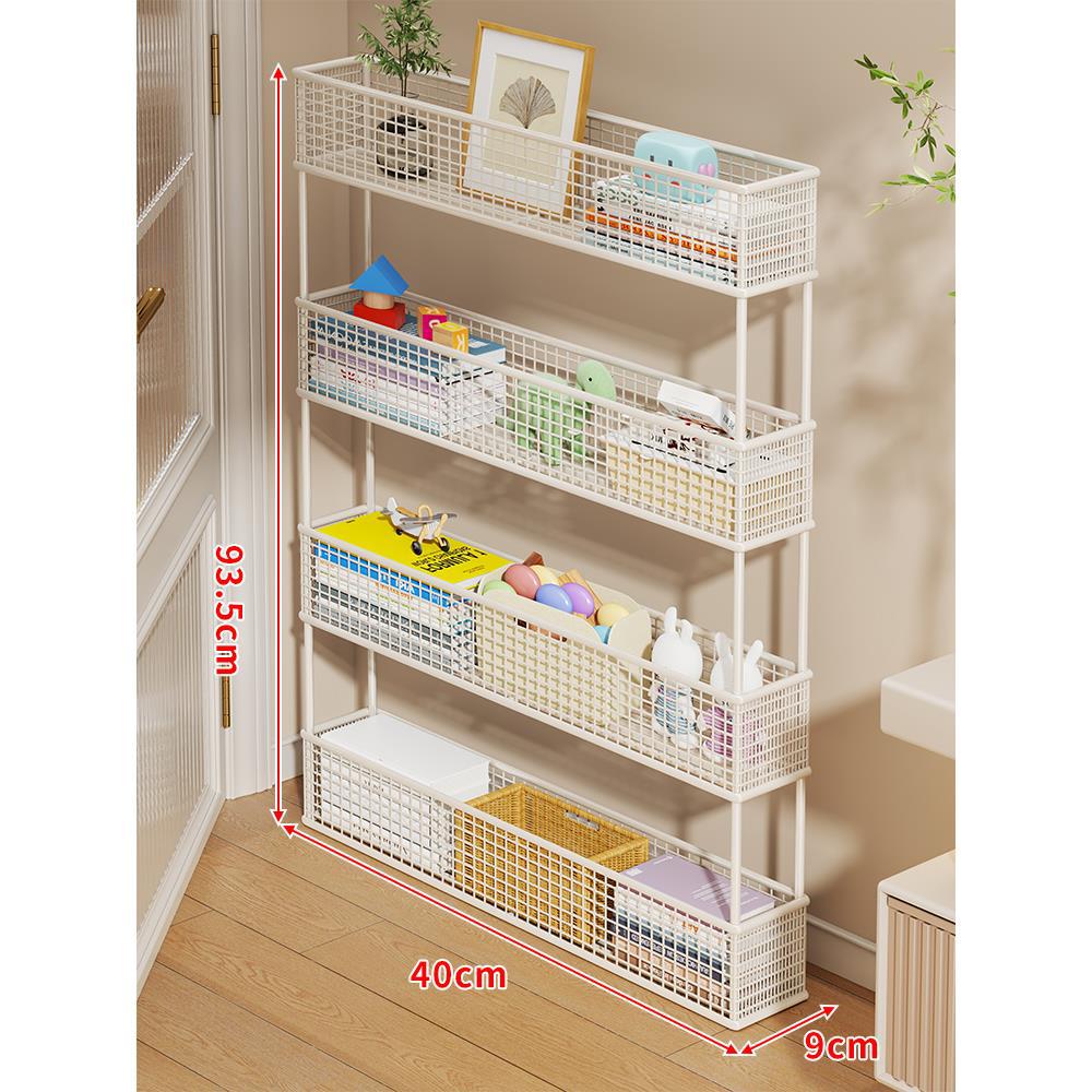 Slim Vertikaler Netzkorb Organizer Regalsystem für enge Räume