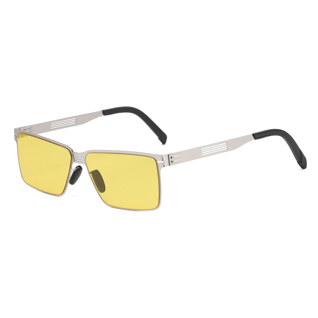 Schlanke Rechteck-Rahmen Sonnenbrille